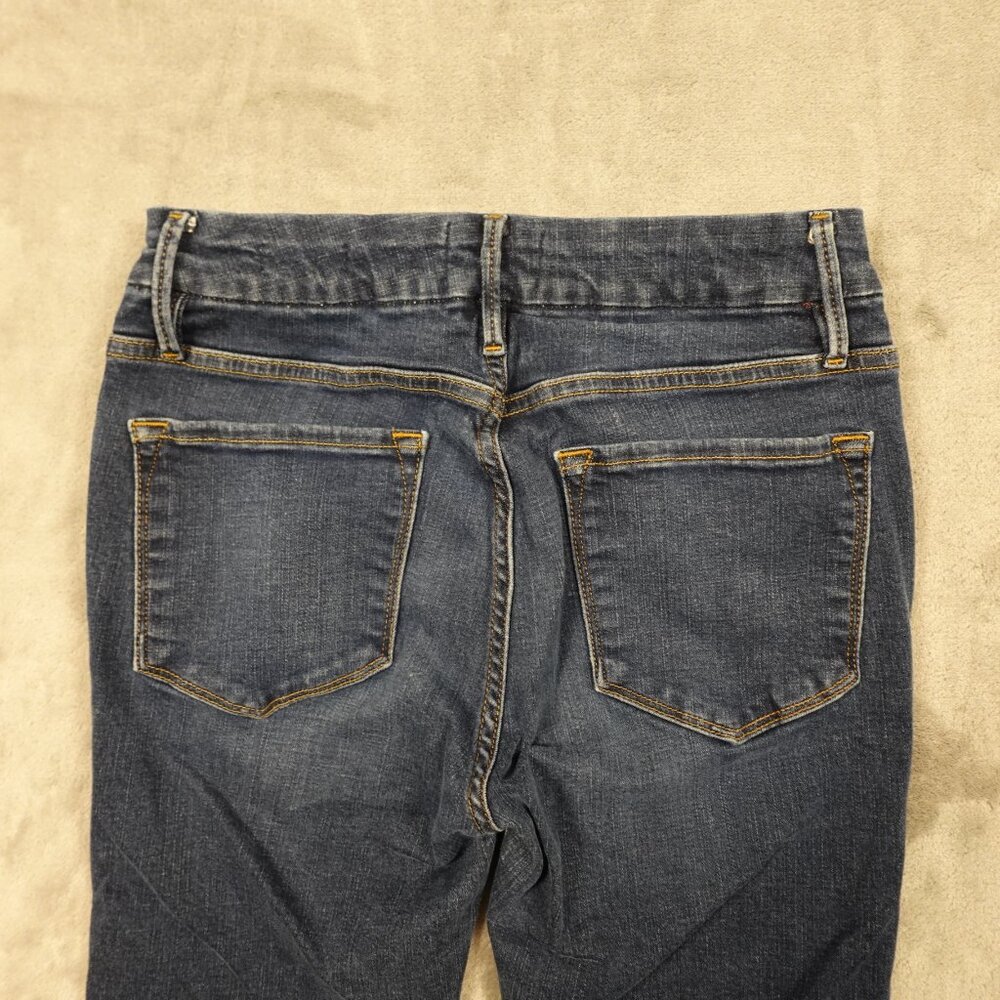 Frame jeans Le Crop‎ Mini Boot women's 27 blue denim - Picture 10 of 11